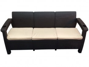 Диван Yalta Sofa 3 Set шоколадный в Кусе - kusa.magazin-mebel74.ru | фото