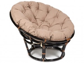 Кресло Papasan 23/01 W с подушкой Antique brown, экошерсть Коричневый в Кусе - kusa.magazin-mebel74.ru | фото