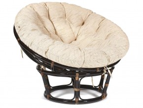 Кресло Papasan 23/01 W с подушкой Antique brown, ткань Старт в Кусе - kusa.magazin-mebel74.ru | фото