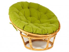 Кресло Papasan 23/01 W с подушкой Honey, флок Олива в Кусе - kusa.magazin-mebel74.ru | фото