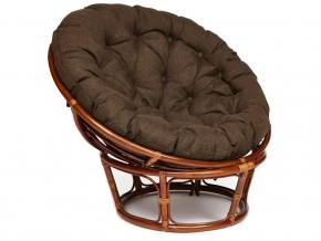 Кресло Papasan 23/01 W с подушкой Pecan, ткань Коричневый в Кусе - kusa.magazin-mebel74.ru | фото