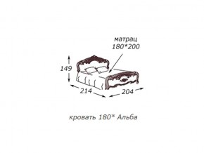 Кровать 2-х спальная 1800*2000 с ортопедом в Кусе - kusa.magazin-mebel74.ru | фото