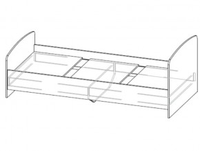 Кровать одинарная в Кусе - kusa.magazin-mebel74.ru | фото