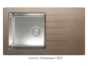 Мойка комбинированная Tolero twist TTS-860 Темно-бежевый 82 в Кусе - kusa.magazin-mebel74.ru | фото