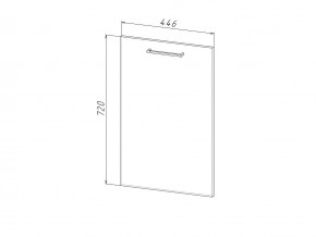 П 45 Комплект для посудомоечной машины 450 мм (цоколь + фасад) ЛДСП в Кусе - kusa.magazin-mebel74.ru | фото